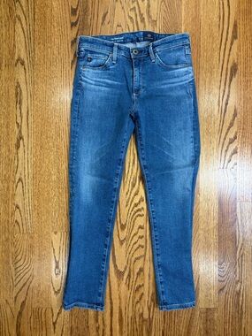 AG Prima Mid-Rise Cropped Cigarette Jeans